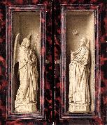 EYCK, Jan van Small Triptych (outer panels) rt oil on canvas